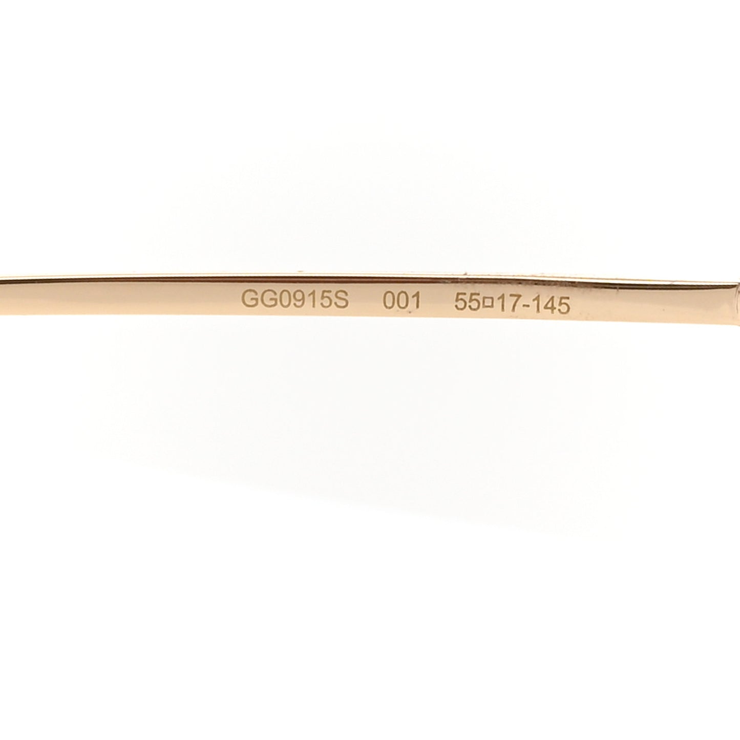Acetate Metal Horsebit Sunglasses GG0915S Black