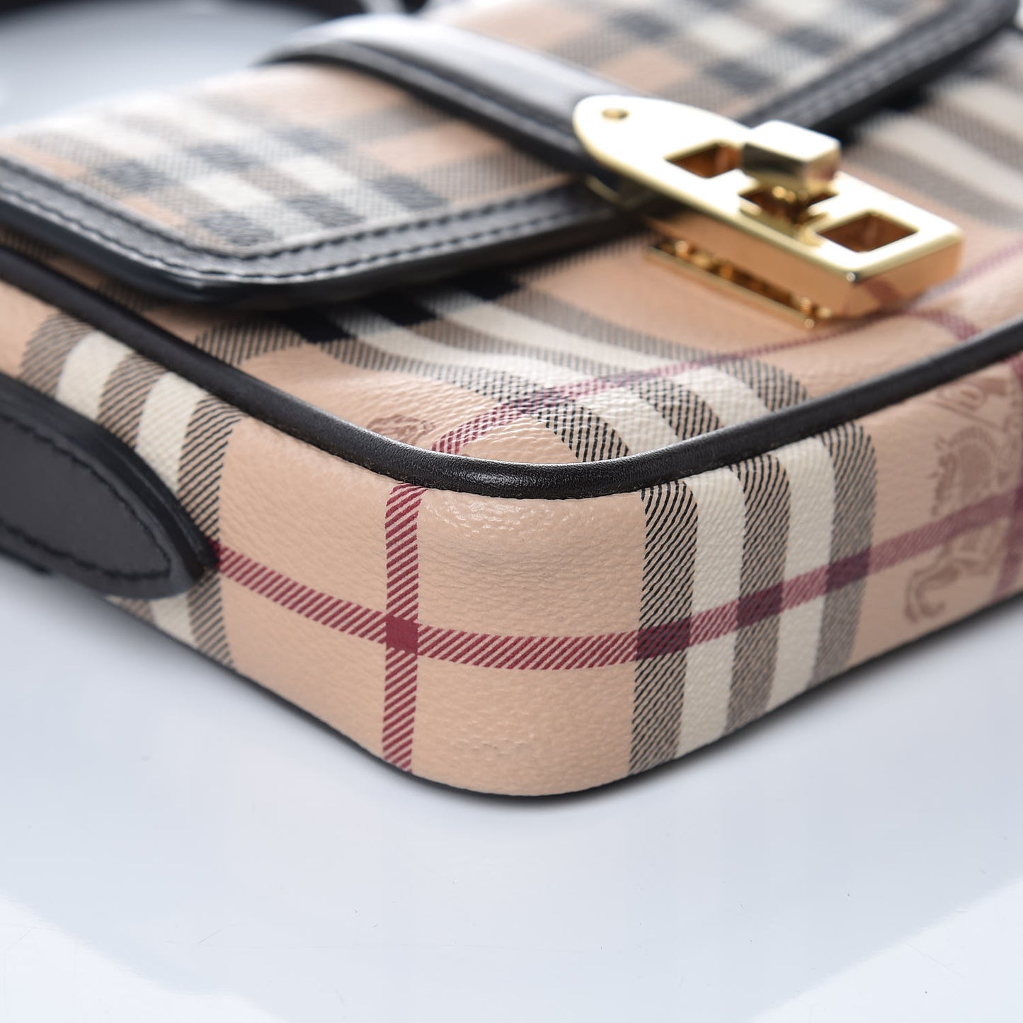 Haymarket Check Crossbody Black