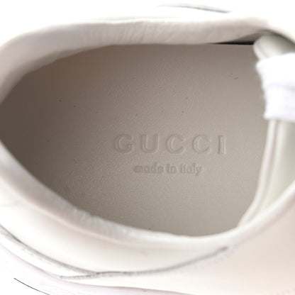 Gucci Calfskin Womens Interlocking G Sneakers 37 White 9 of 13