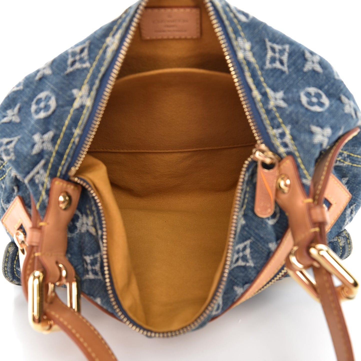 Monogram Denim Baggy PM Blue