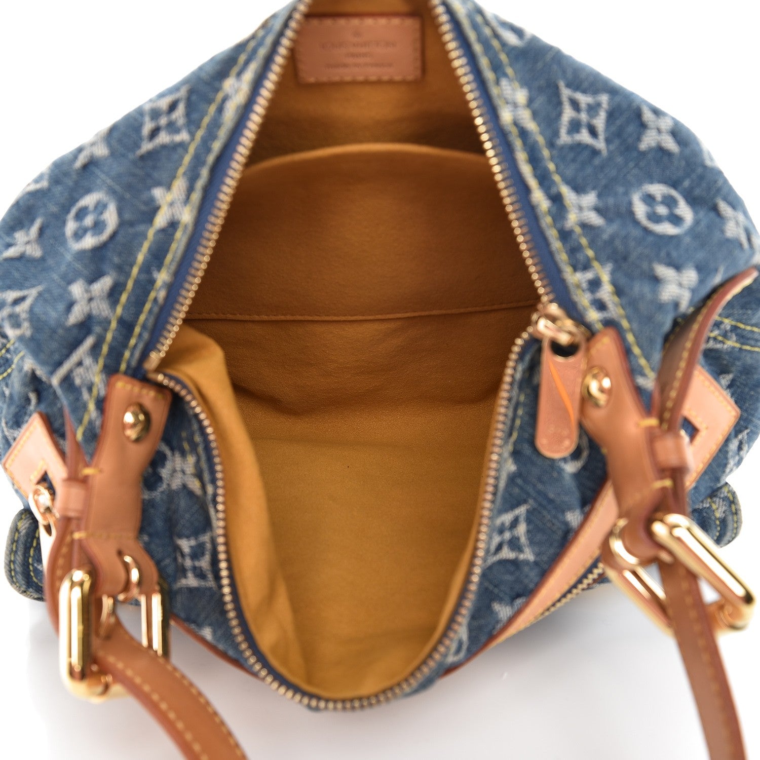 Louis Vuitton Monogram Denim Baggy PM Blue 5 of 9