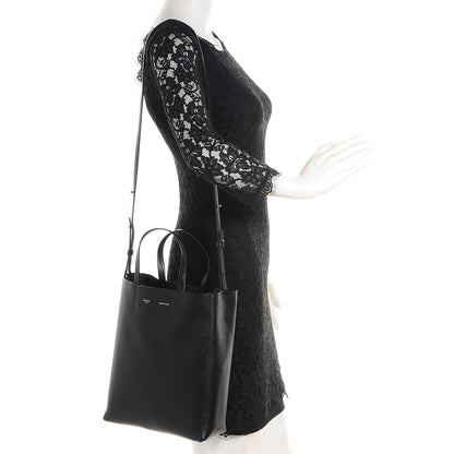 Celine Grained Calfskin Small Vertical Cabas Black 2 of 7