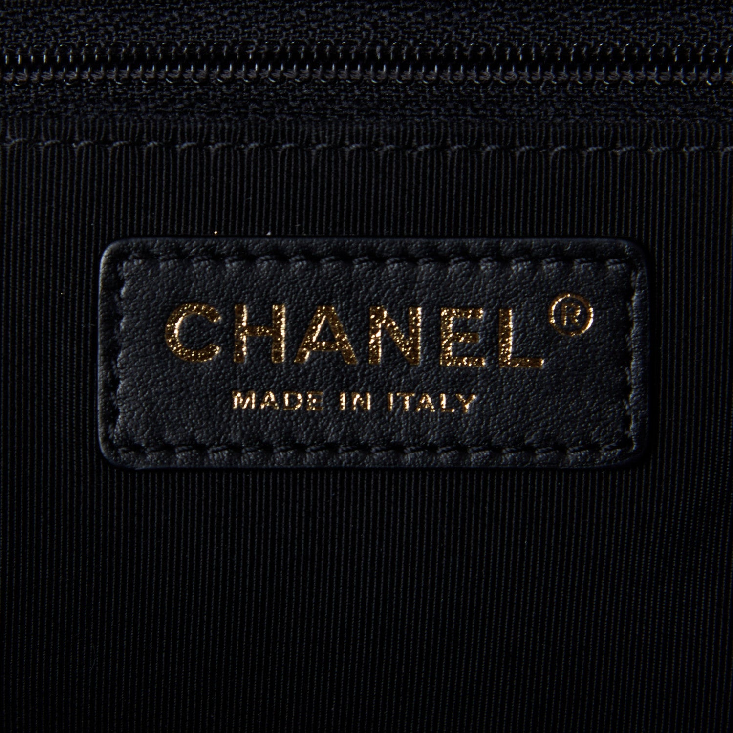 Chanel Bullskin Stitched Small Shopping Tote Black 6 of 10