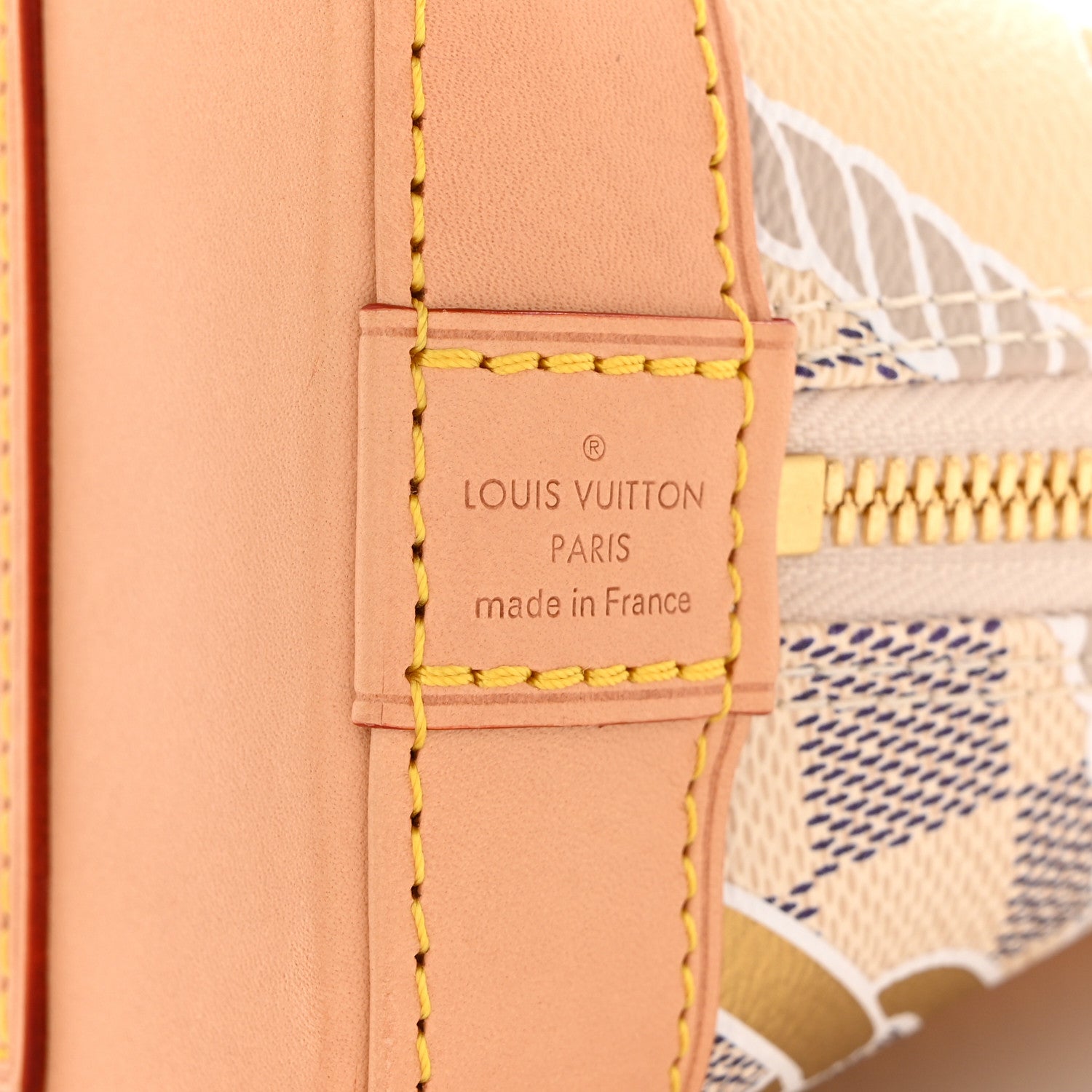 Louis Vuitton Damier Azur Nautical Alma BB 6 of 10