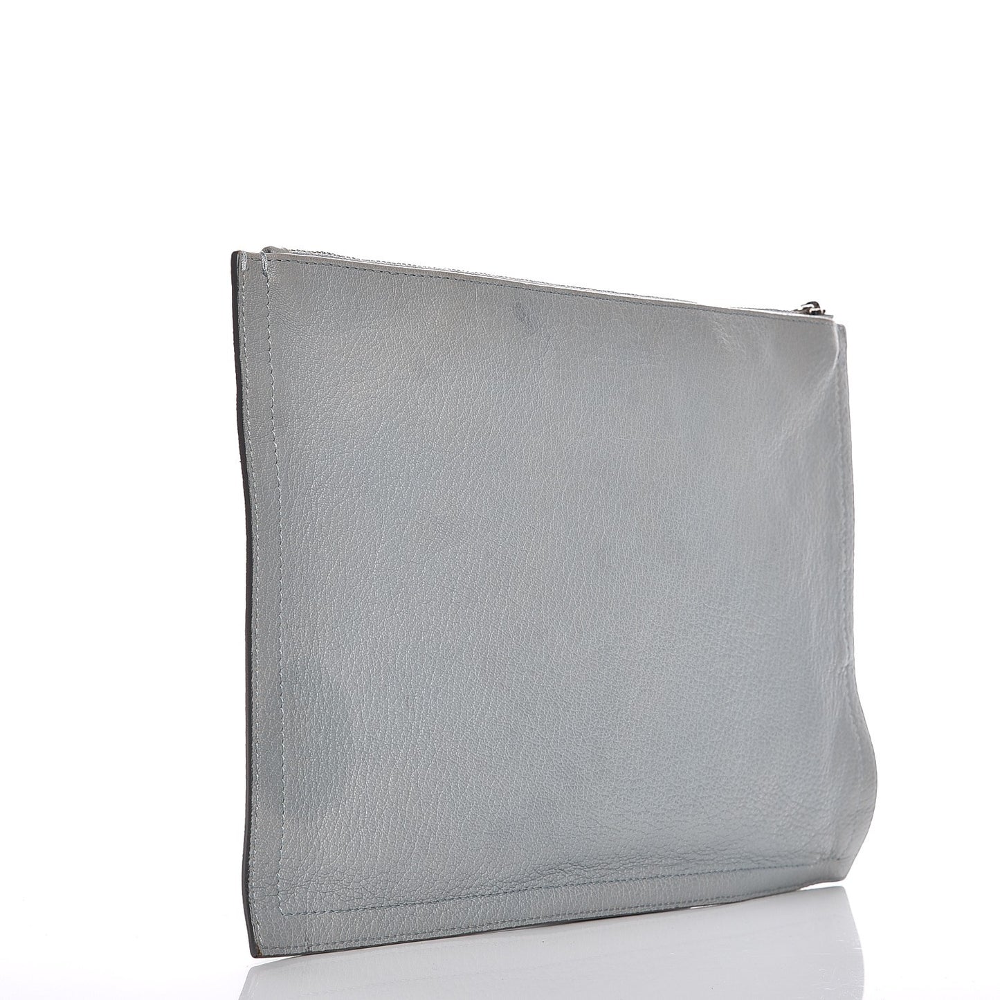 Sugar Goatskin Medium Antigona Pouch Light Blue