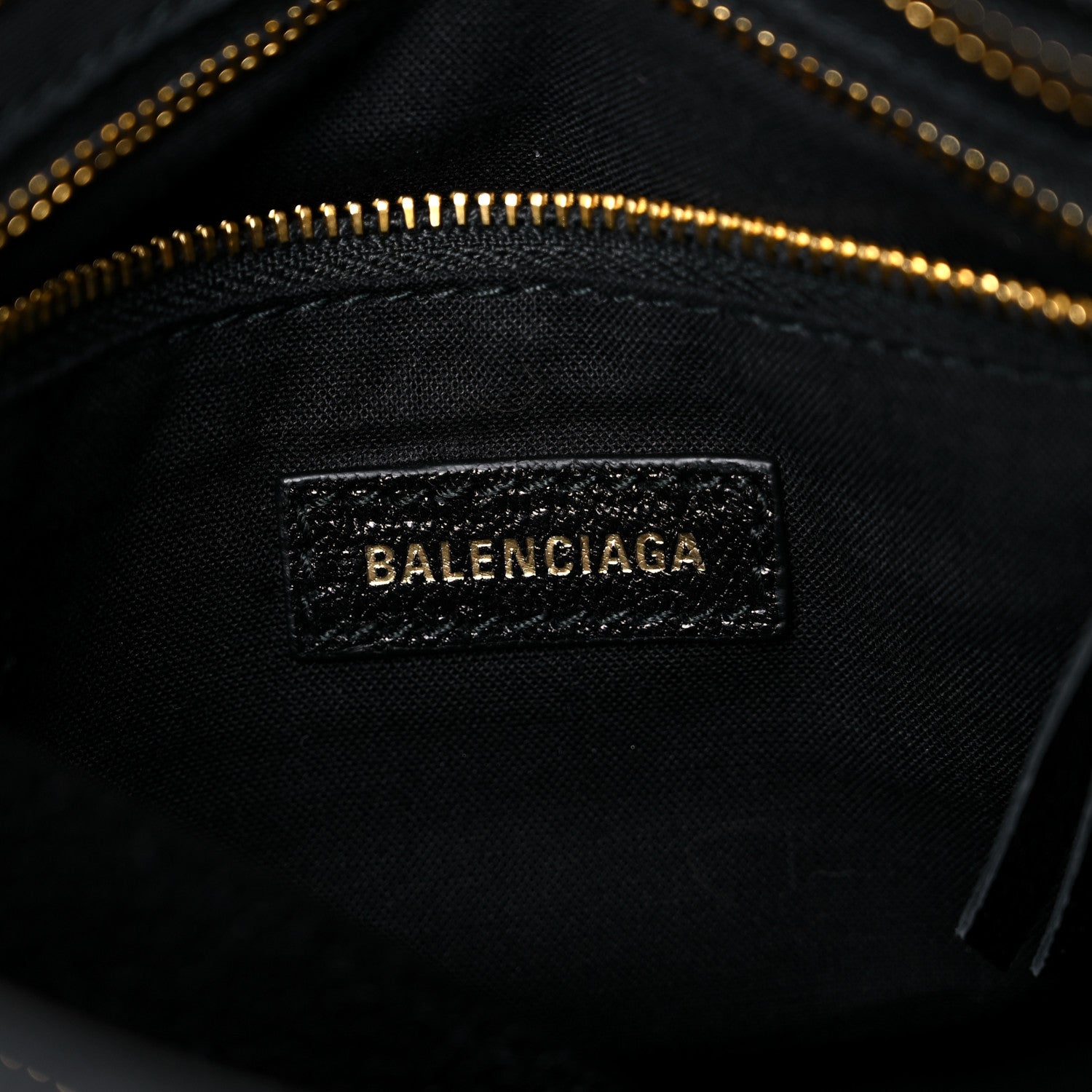 Balenciaga Chevre Gold Metallic Edge Hardware Mini City Black 6 of 11