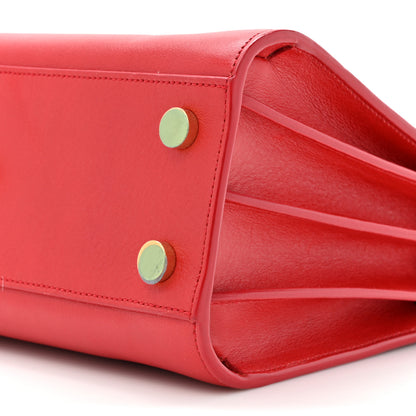 Saint Laurent Calfskin Nano Sac De Jour Lipstick Red 9 of 13