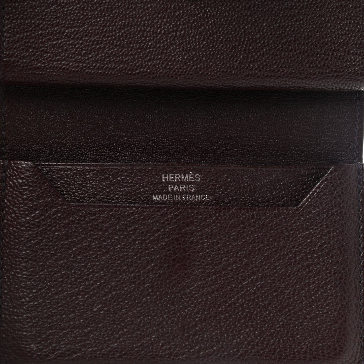 Chevre Mysore Mini Bearn Wallet Rouge H