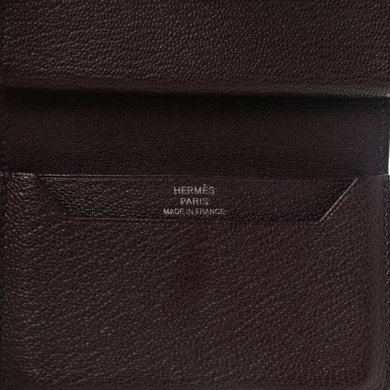 Hermes Chevre Mysore Mini Bearn Wallet Rouge H 6 of 8
