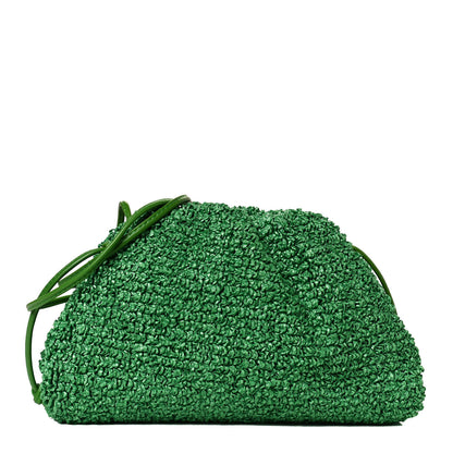 Bottega Veneta Boucle Curly Raffia The Mini Pouch Parakeet 1 of 10