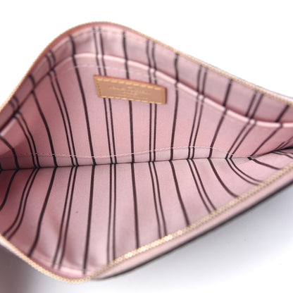 Louis Vuitton Monogram Neverfull MM GM Pochette Rose Ballerine 5 of 7
