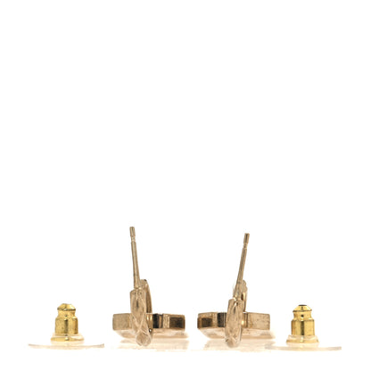 Chanel CC Tag Drop Earrings Gold 3 of 5