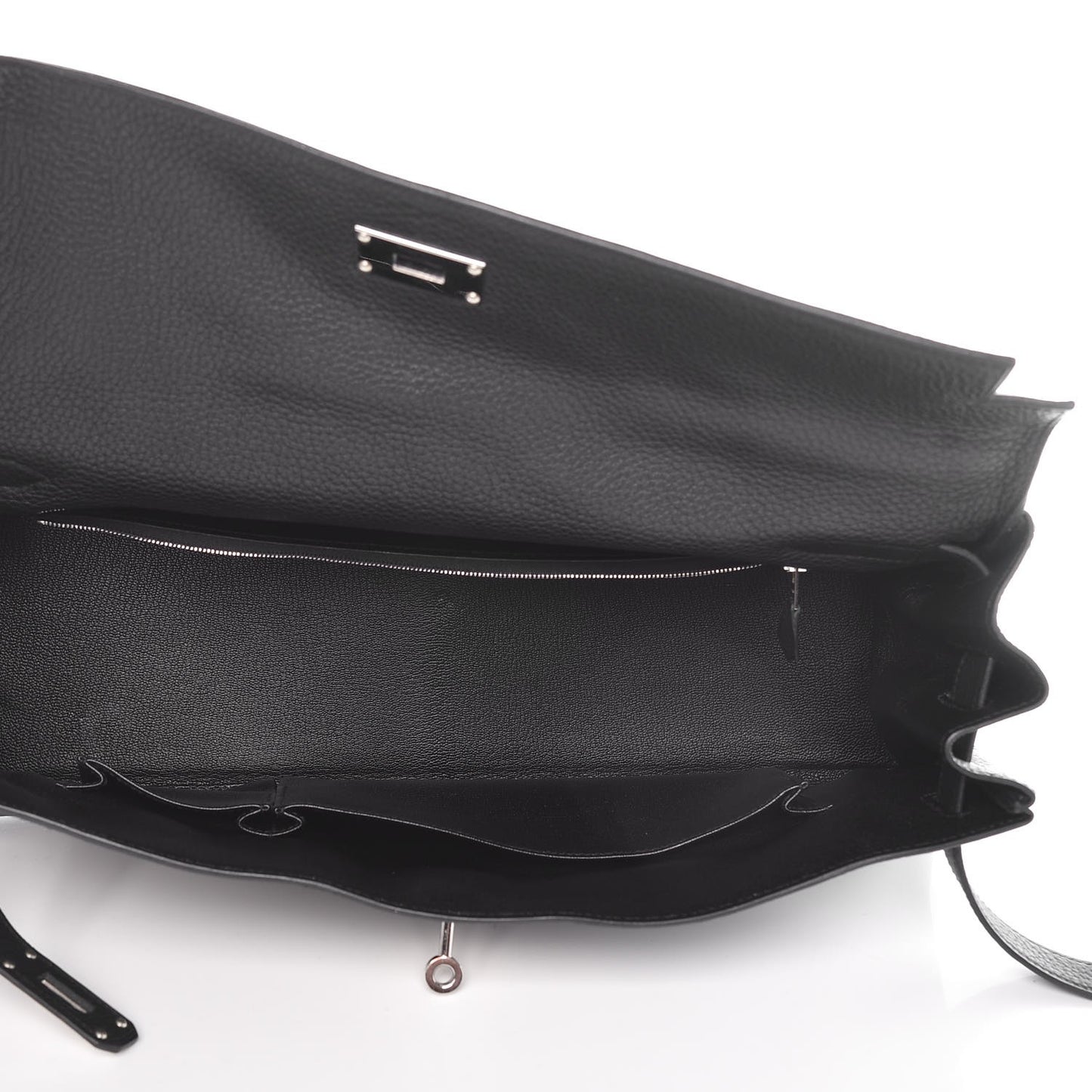 Taurillon Clemence Shoulder Kelly 40 Black