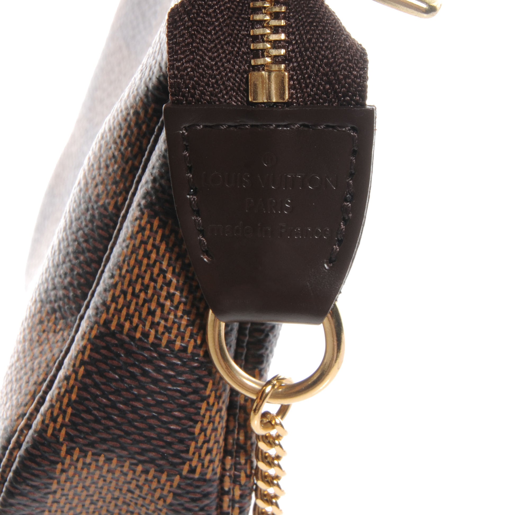 Louis Vuitton Damier Ebene Mini Pochette Accessories Bag 7 of 7