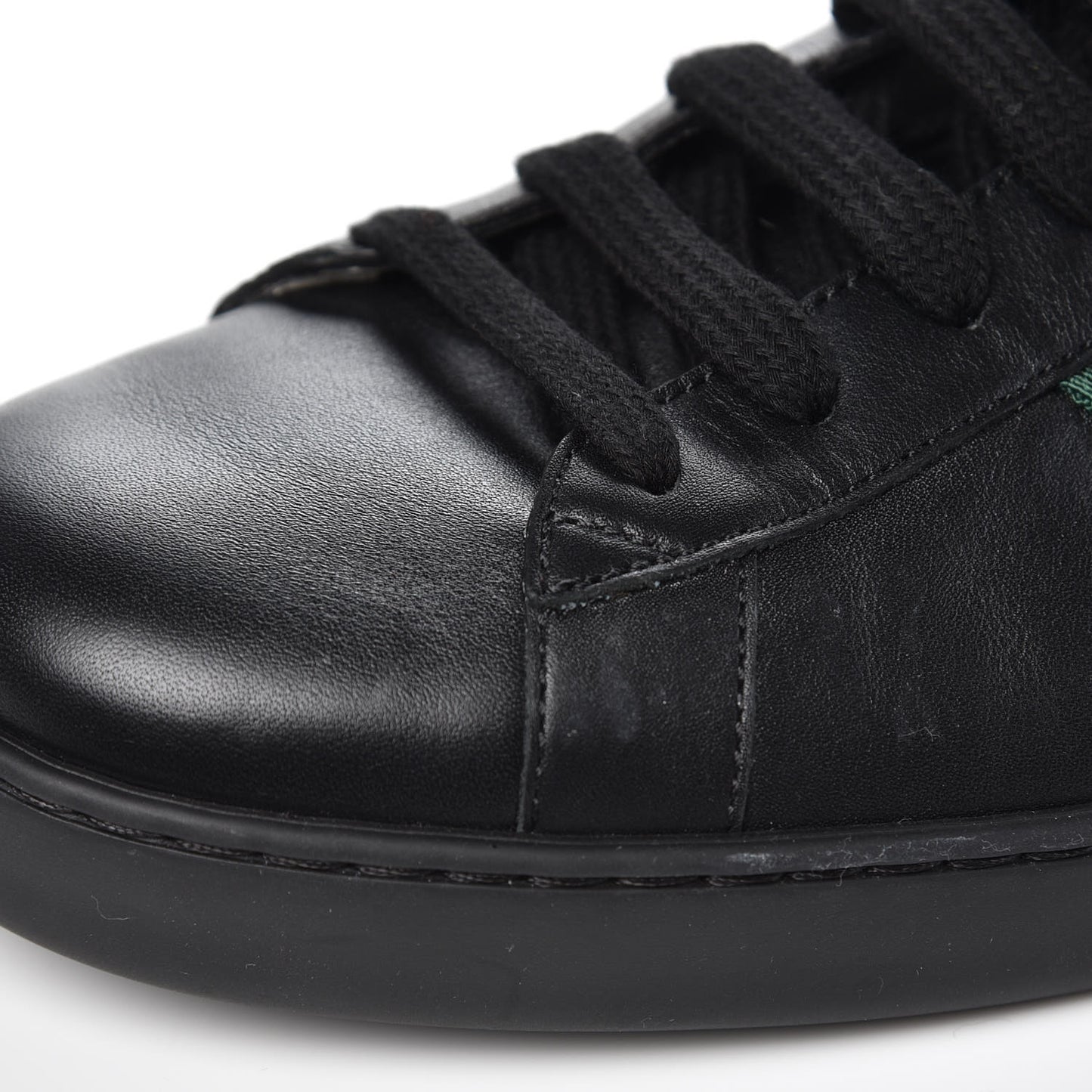 Calfskin Ayers Web Mens New Ace Stripe High Top Sneakers 7 Black
