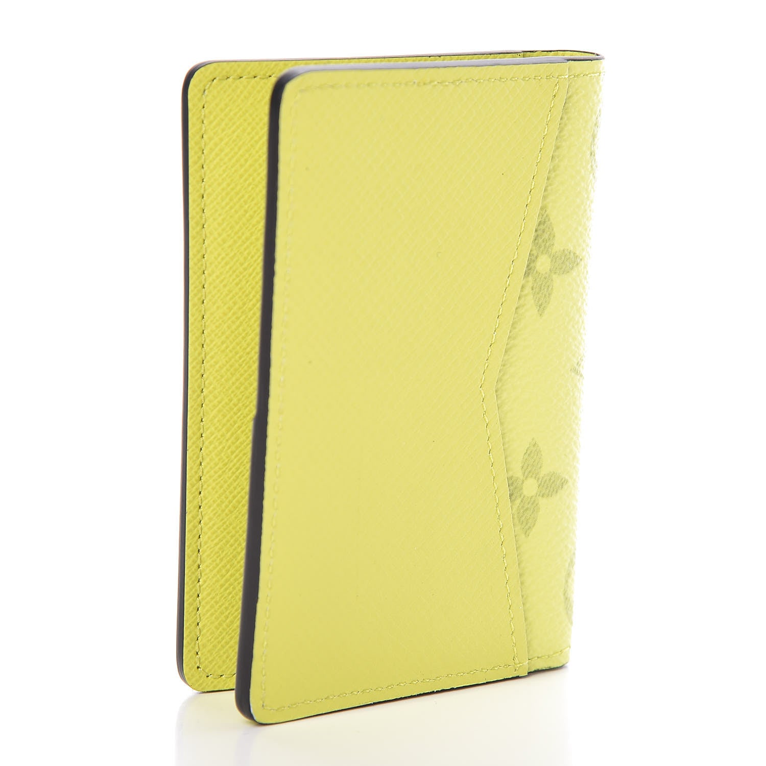 Louis Vuitton Monogram Taiga Pocket Organizer Yellow 3 of 7