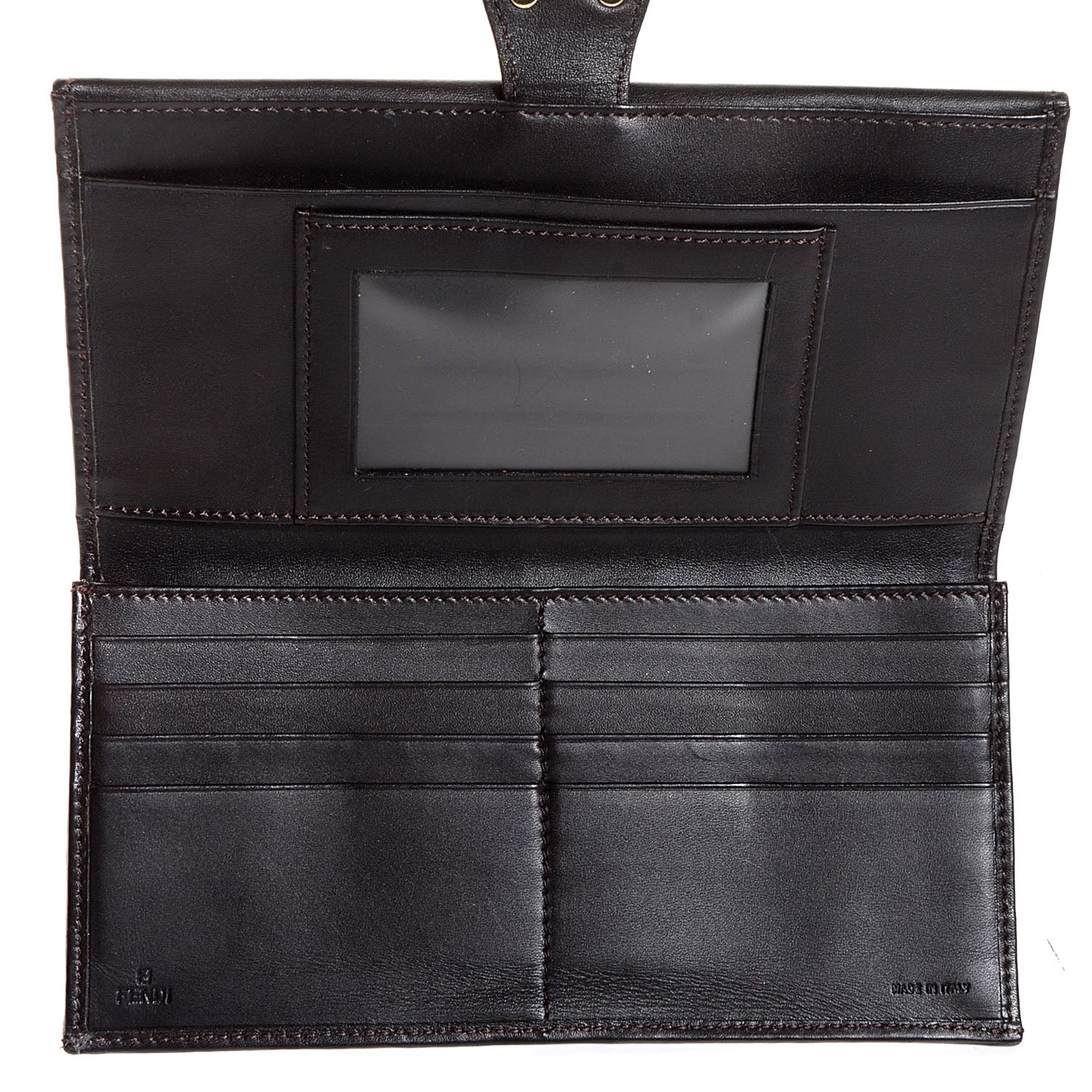 Fendi Zucca Continental Wallet Tobacco 5 of 10