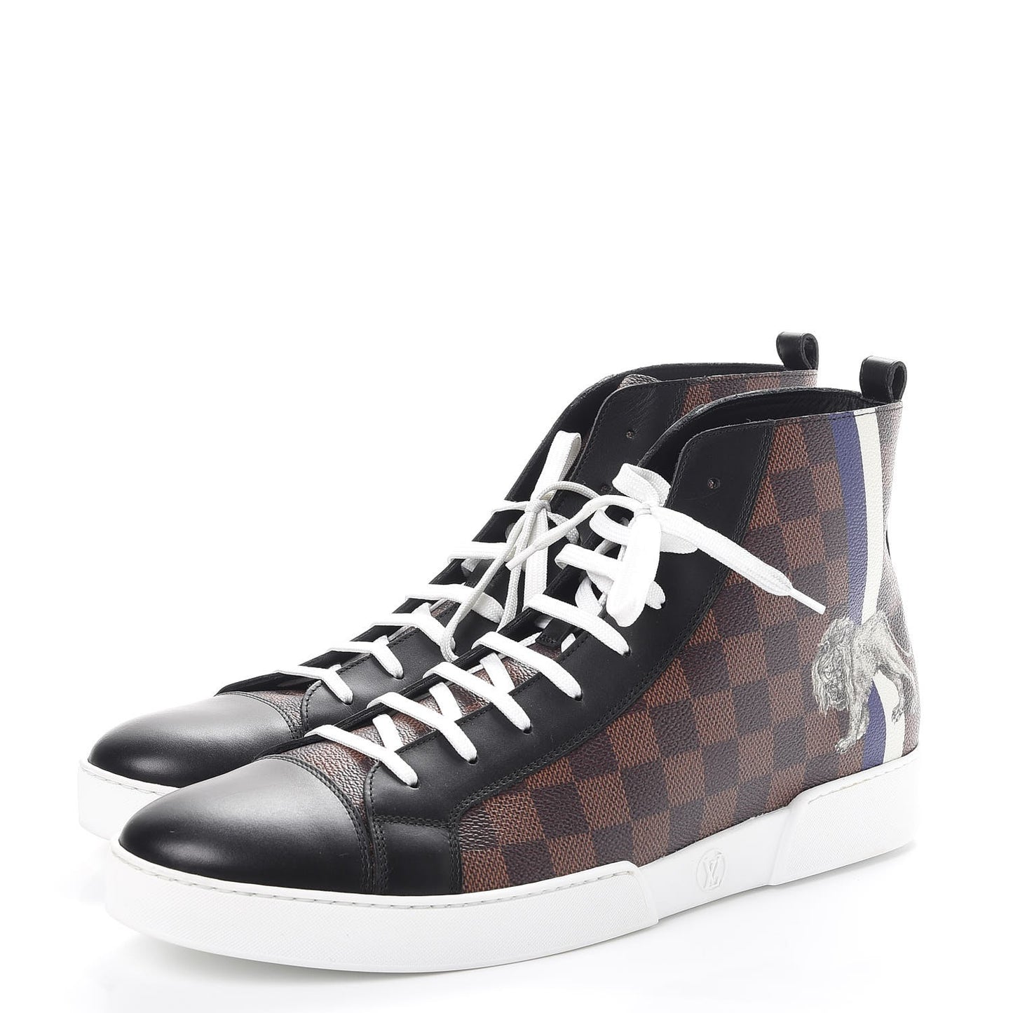 Damier Ebene Lion Chapman Sneakers 12