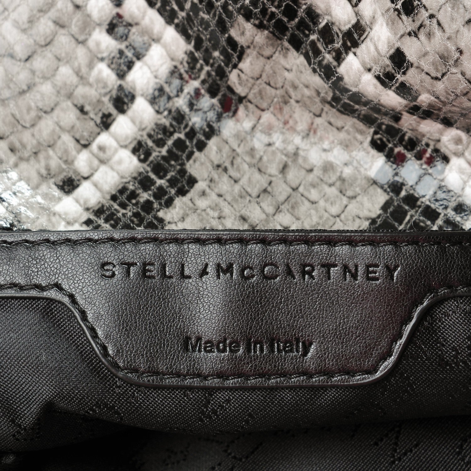 Stella McCartney Eco Python Mini Falabella Tote Grey 6 of 6