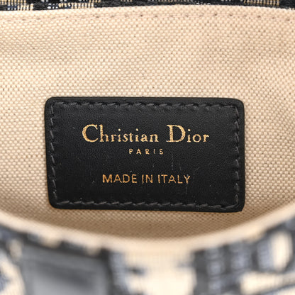 Christian Dior Oblique Mini Saddle Bag Blue 6 of 11
