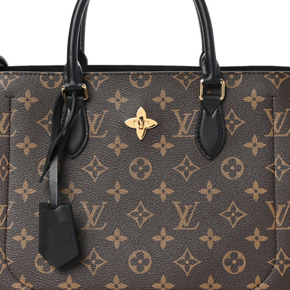 Louis Vuitton Monogram Flower Tote Black 8 of 11