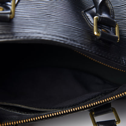 Louis Vuitton Epi Speedy 25 Black 4 of 8
