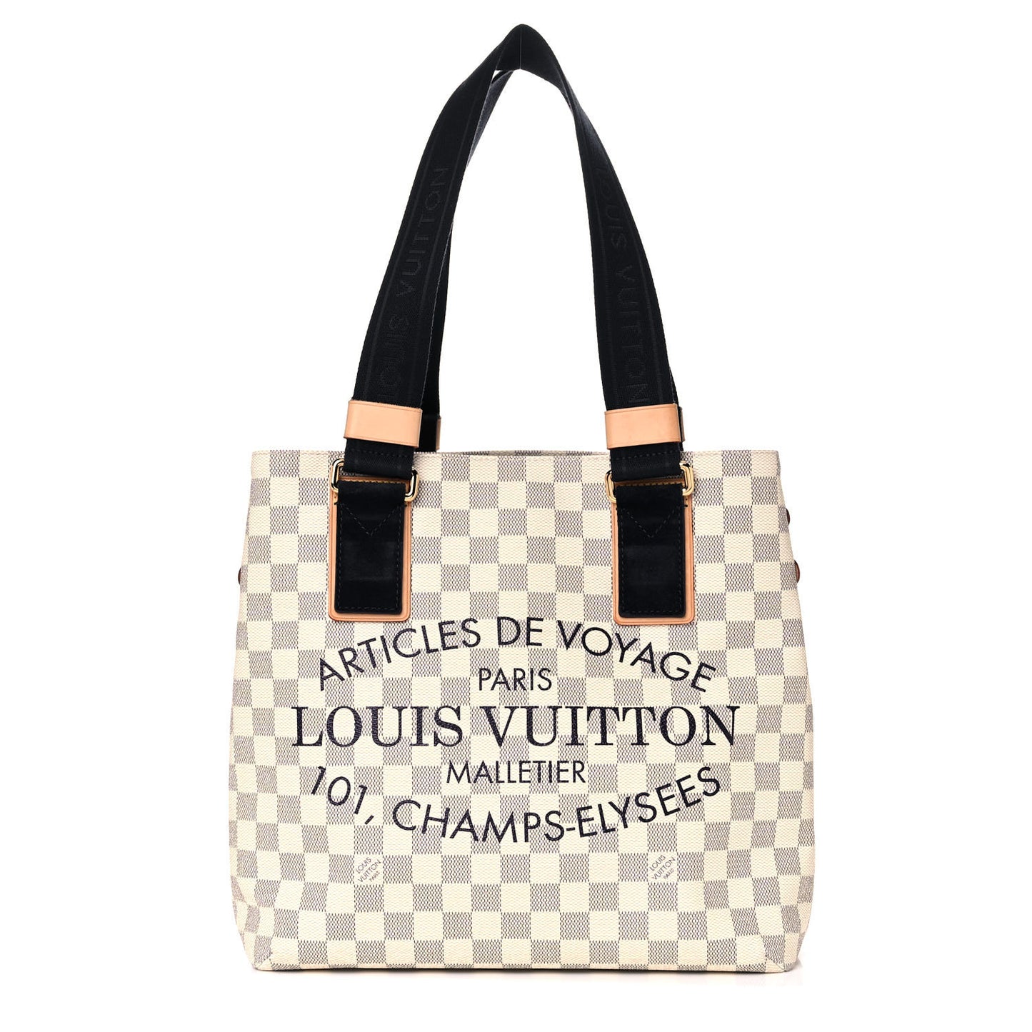Damier Azur Beach Cabas PM