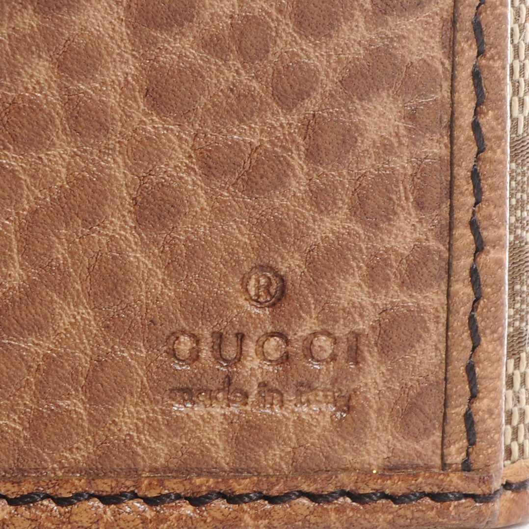 Gucci Monogram GG Continental Wallet Natural 6 of 8