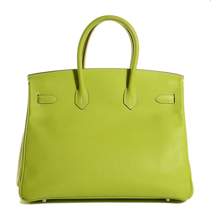 Hermes Epsom Candy Birkin 35 Kiwi Lichen 5 of 27