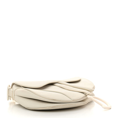 Christian Dior Ultra Matte Calfskin Mini Saddle Bag White 3 of 11