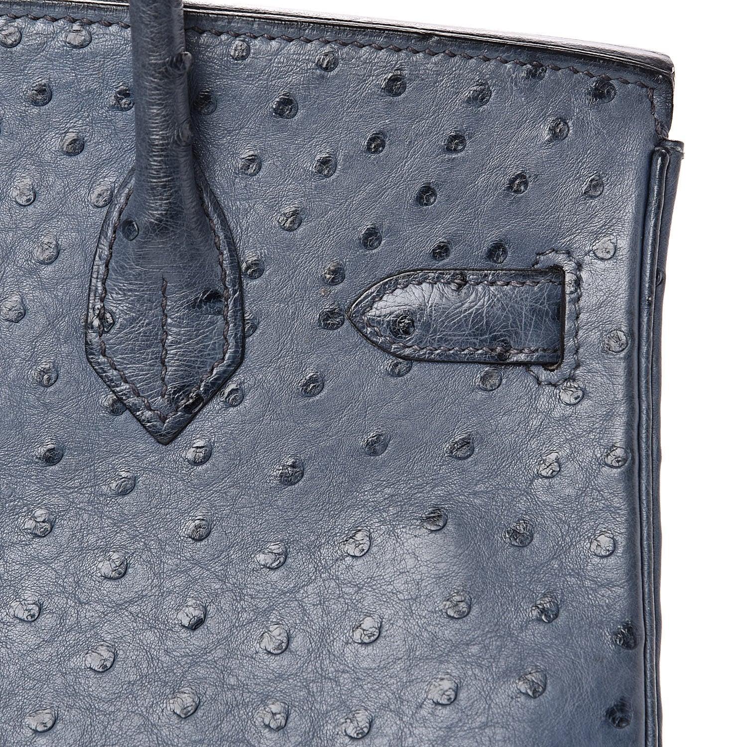 Hermes Ostrich Birkin 30 Bleu Roi 23 of 30