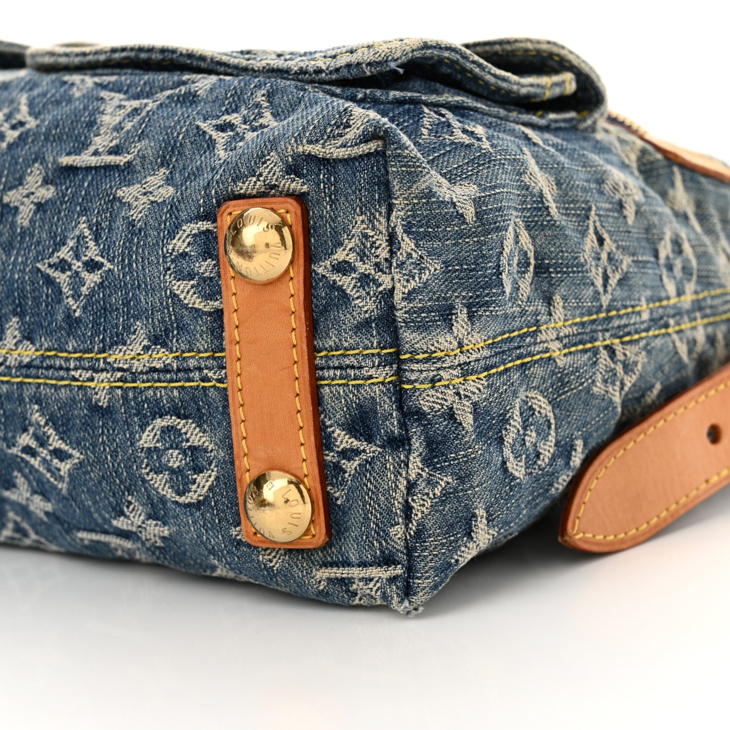 Monogram Denim Baggy PM Blue