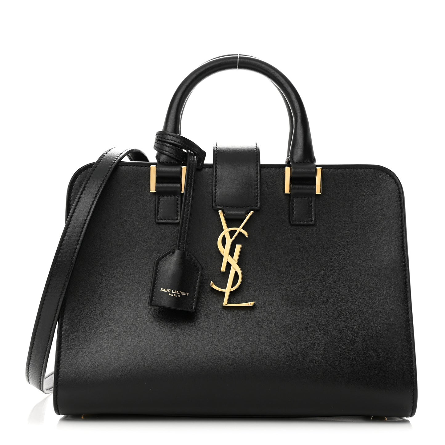 Calfskin Monogram Baby Cabas Black