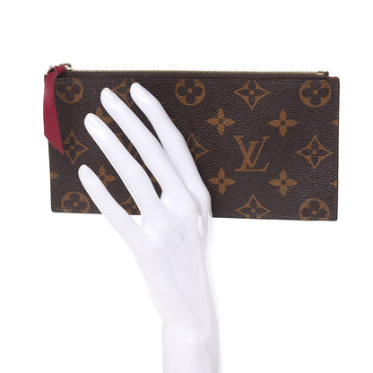 Louis Vuitton Monogram Felicie Chain Wallet Zippered Insert 2 of 7