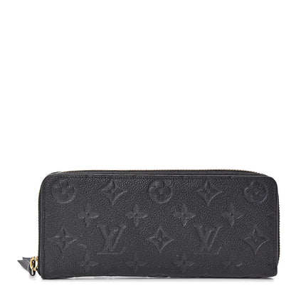 Louis Vuitton Empreinte Clemence Wallet Black 1 of 12