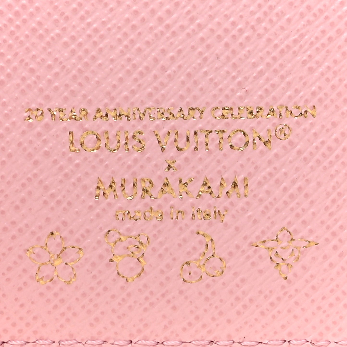 LV X TM Monogram Cherry Blossom Victorine Wallet Sakura Brown