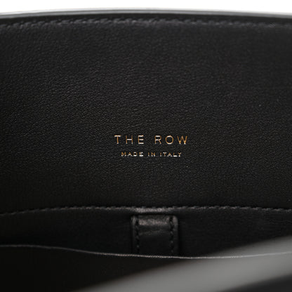 The Row Polished Saddle Calfskin Soft Margaux 10 Bag Black 6 of 10
