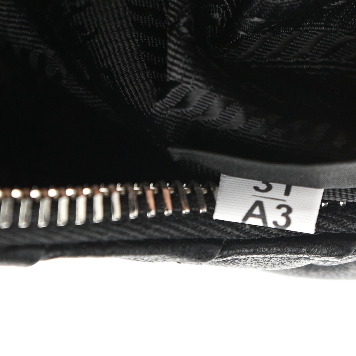 Prada Nappa Gaufre Re-Edition 2005 Shoulder Bag Black 8 of 12