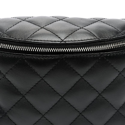 Chanel Calfskin Quilted Waist Belt Bag Black 7 of 9