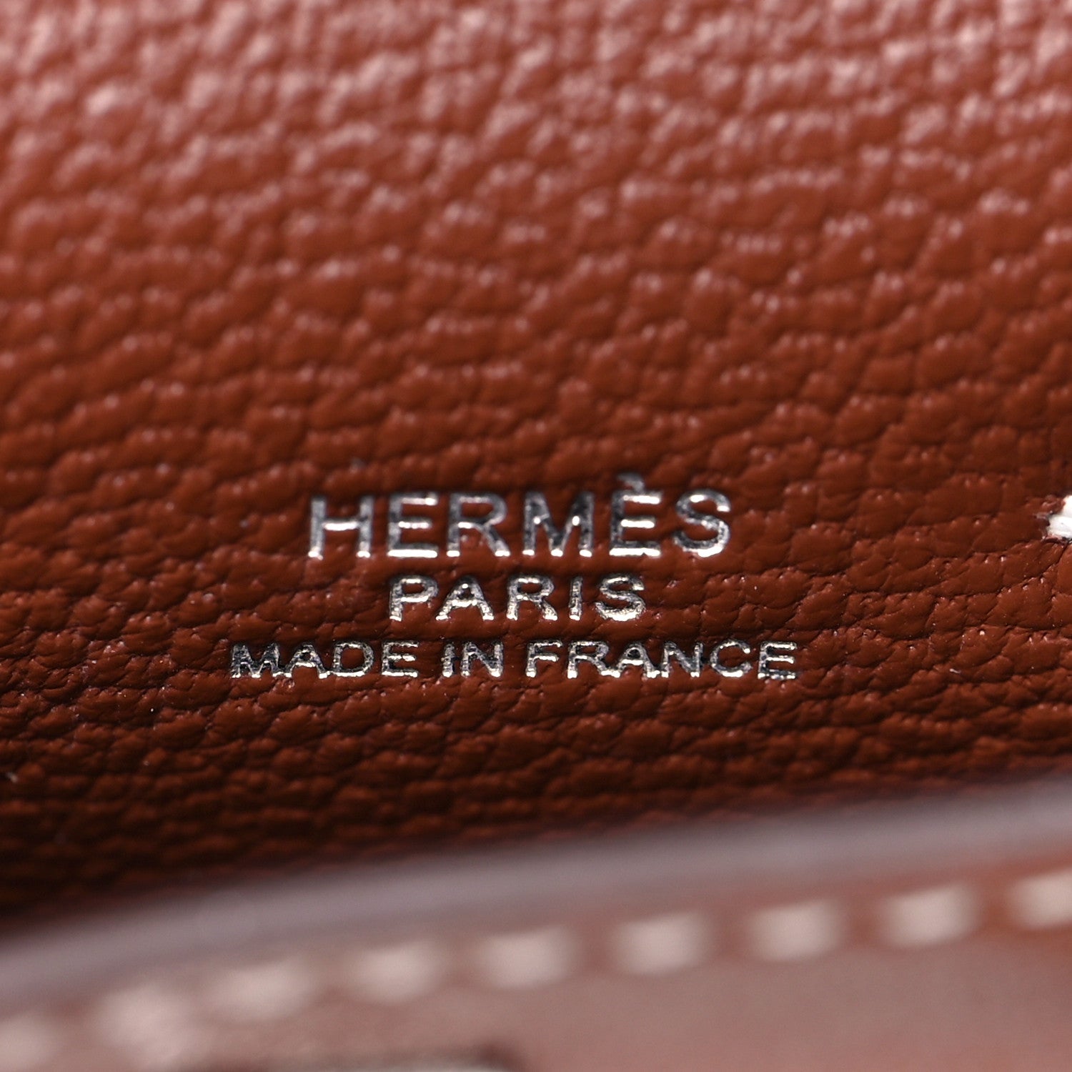 Hermes Barenia Mini Kelly Twilly Bag Charm Fauve 4 of 8