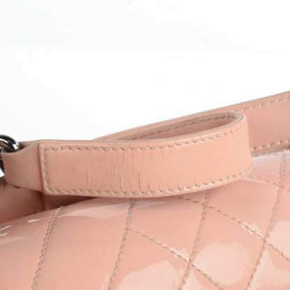Chanel Patent Chevron New Medium Boy Flap Light Pink 9 of 11
