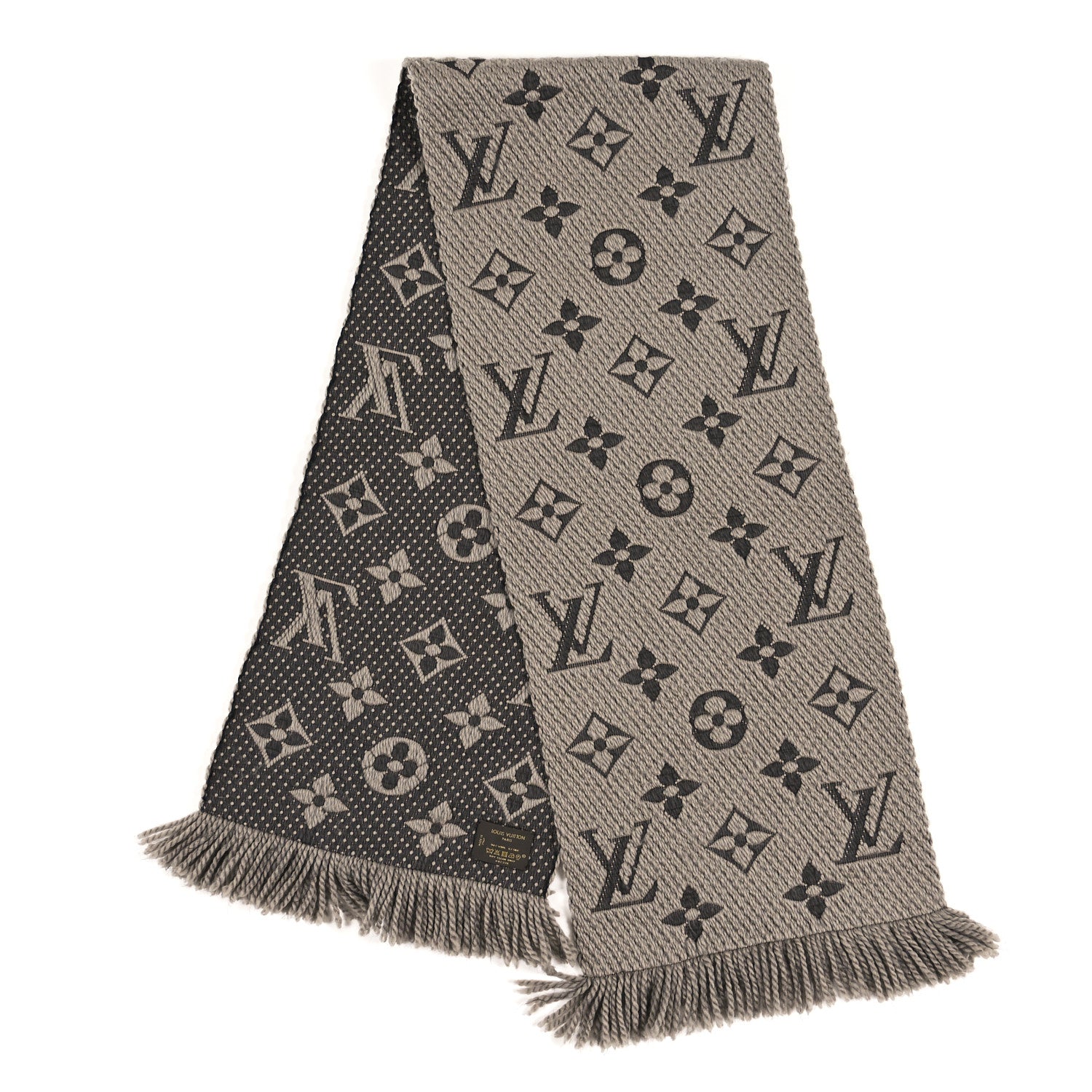 Louis Vuitton Wool Silk Logomania Scarf Verone 2 of 4