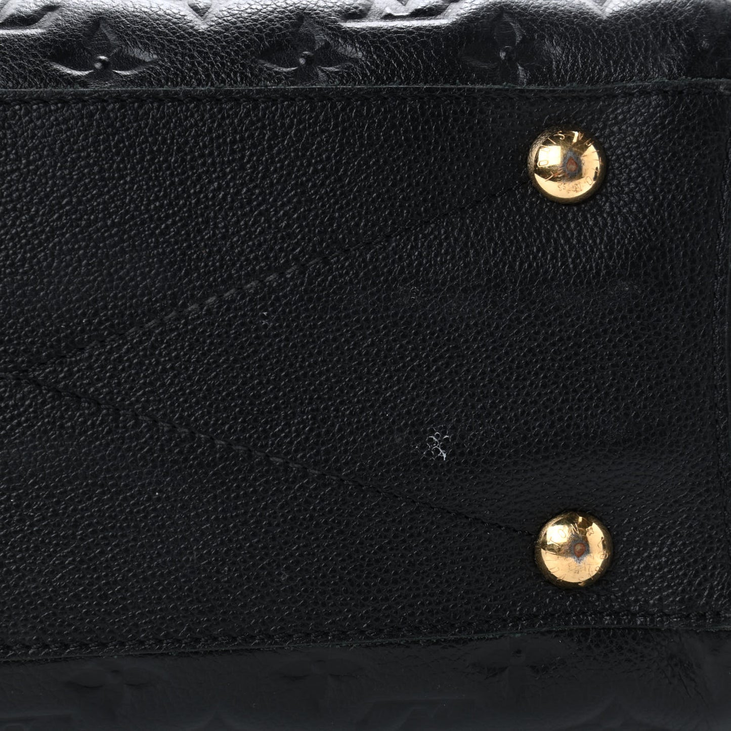 Lambskin Mama Broderie Pochette Jaune Pale