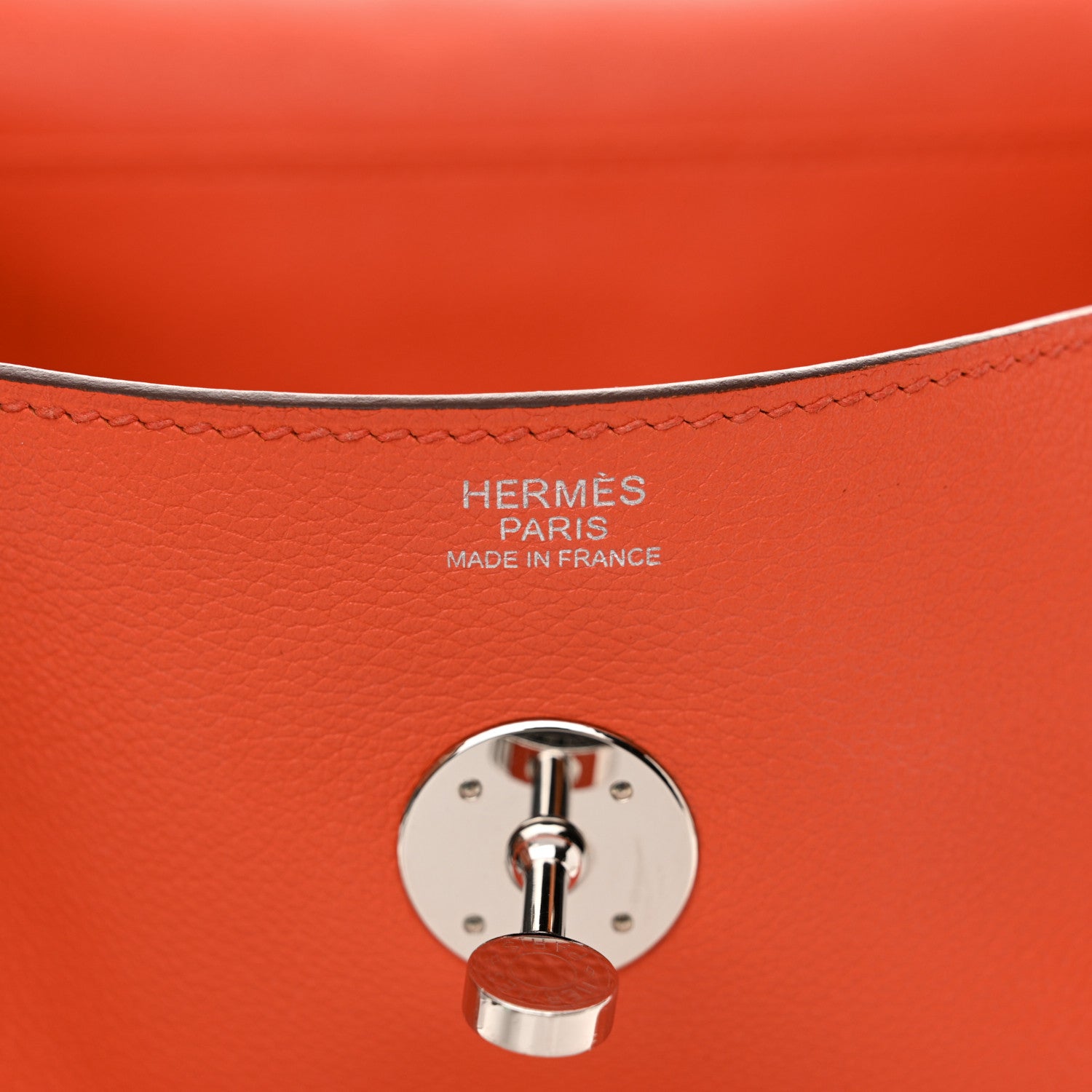 Hermes Evercolor Lindy 30 Orange Poppy 6 of 12