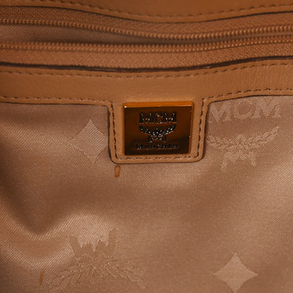 MCM Visetos Medium Sprinkle Stud Stark Backpack Beige 6 of 9
