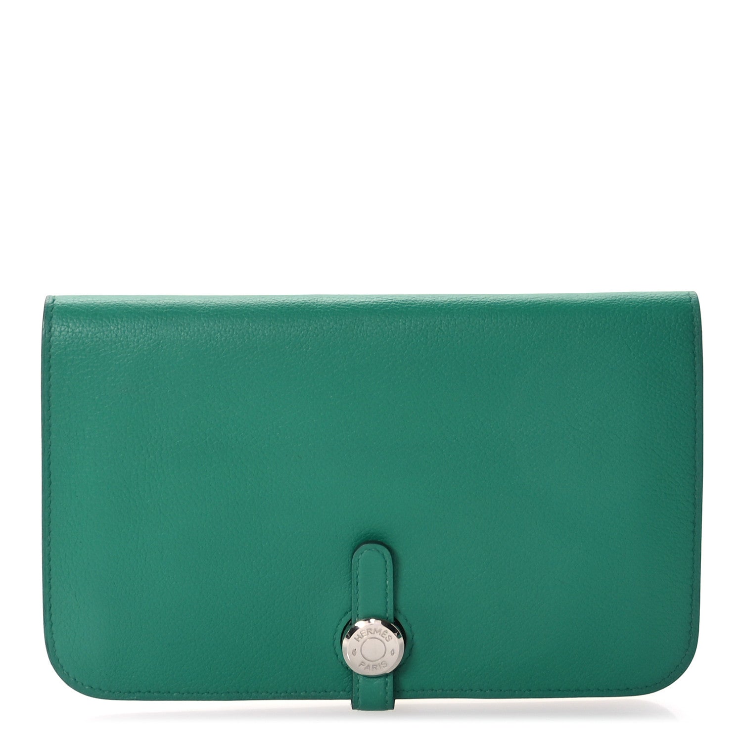 Hermes Evercolor Dogon Wallet Vert Vertigo 1 of 7