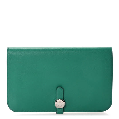 Hermes Evercolor Dogon Wallet Vert Vertigo 1 of 7