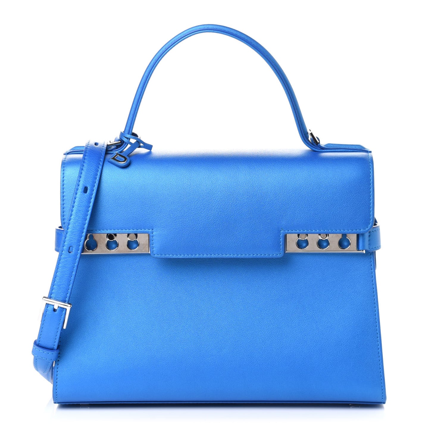 Calfskin MM Tempete Satchel Satin Electric