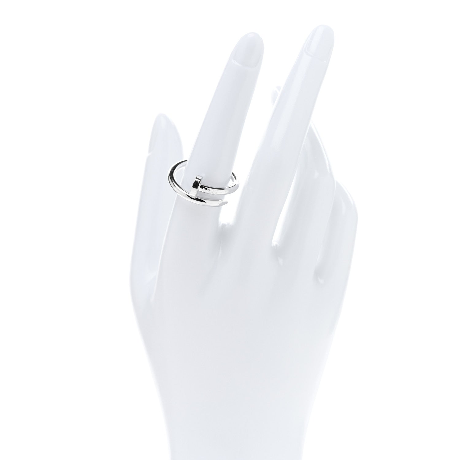 Cartier 18K White Gold Juste Un Clou Ring 58 8.25 2 of 5