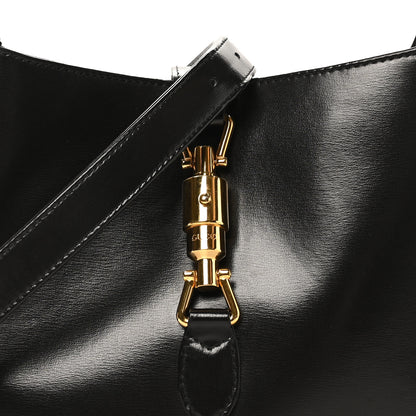 Gucci Boarded Dyana Lux Calfskin Small Jackie 1961 Hobo Black 8 of 10